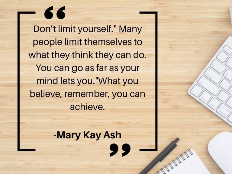 Quote: Mary Kay Ash