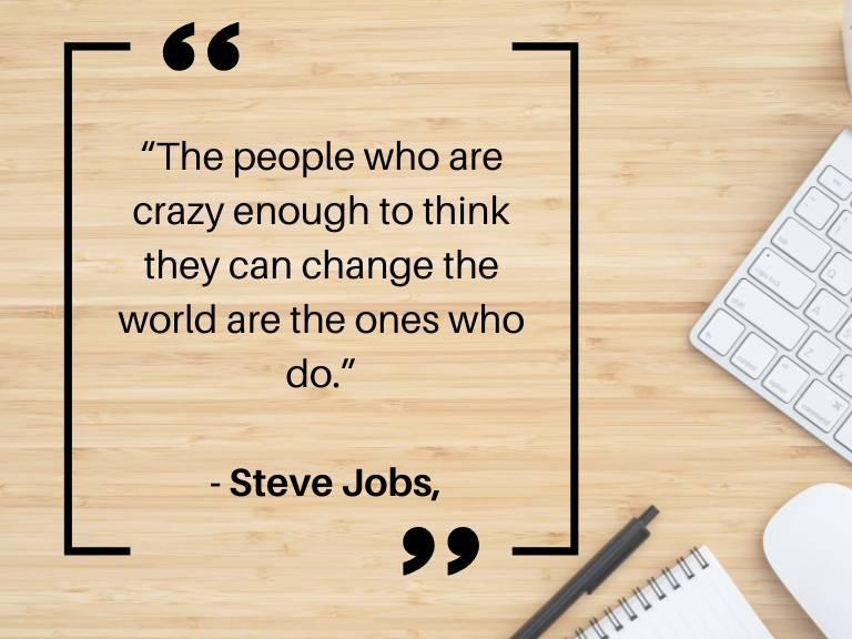 Quote: Steve Jobs
